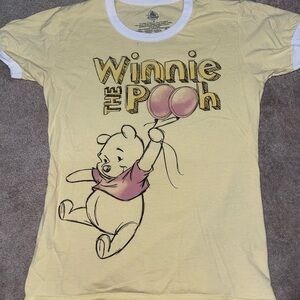 Disney Yellow and White T-Shirt